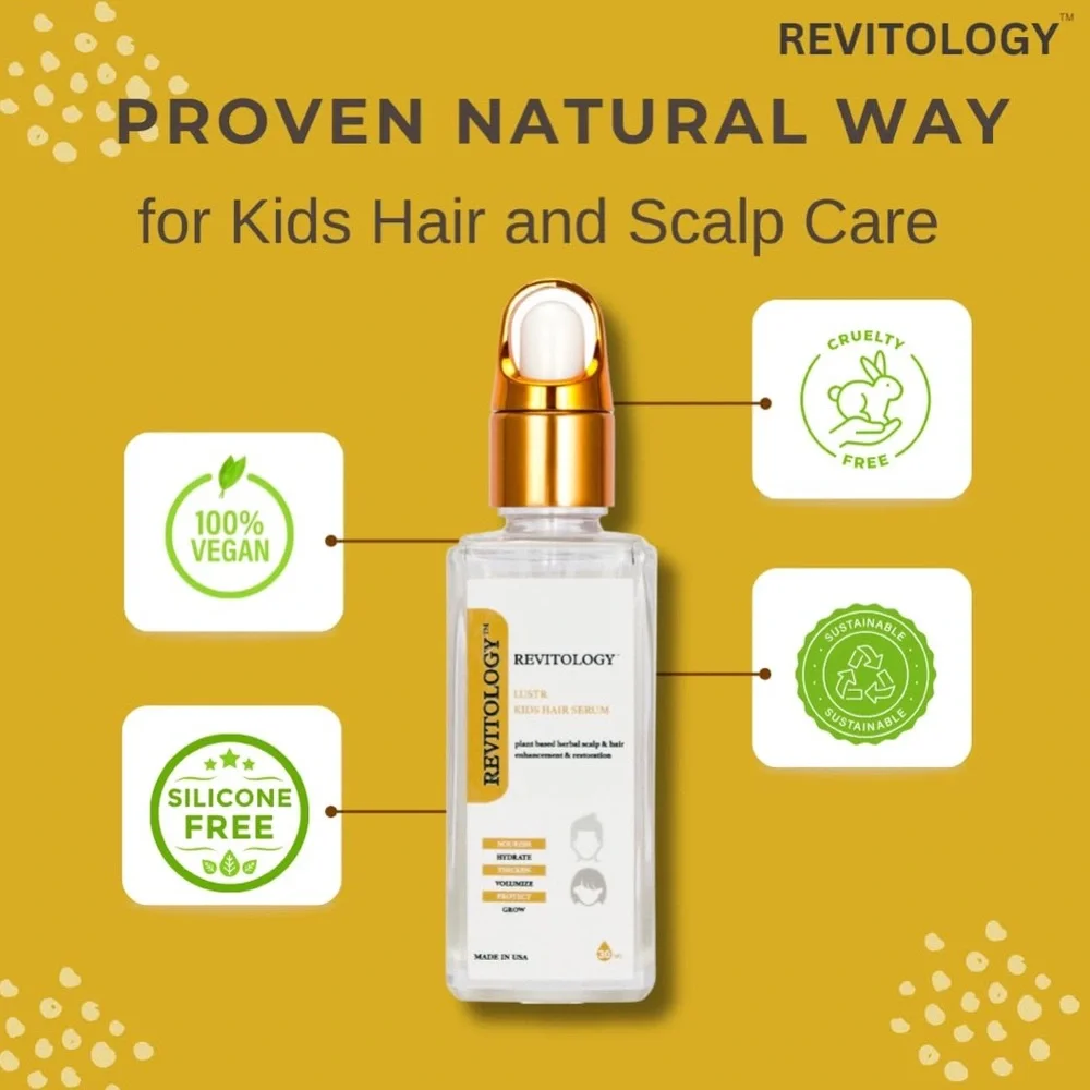 LUSTR Kids Hair Serum • Scalp Nourishment • Hair Growth •Ages 2-20 Yrs